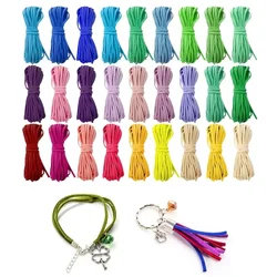 10m/20m 2.7mm Faux Suede String Micro-Fiber Thread Suede Cord For Bracelet Necklace DIY Hand Work Tassel Beading Jewelry Arts