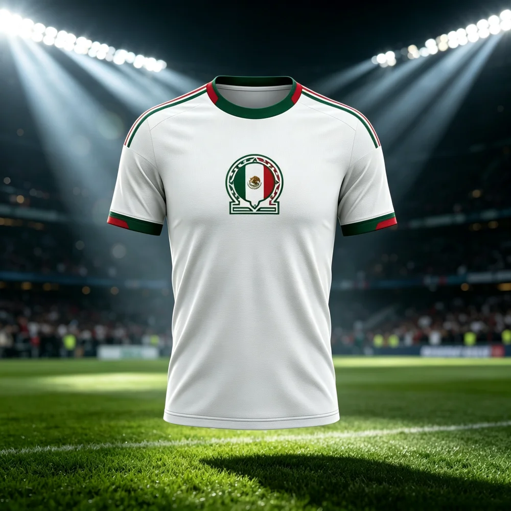 New Mexican National Creative Breathable Design Football Jersey Fan Friendly Quick Drying Casual Sports Men's Family Kids Tees