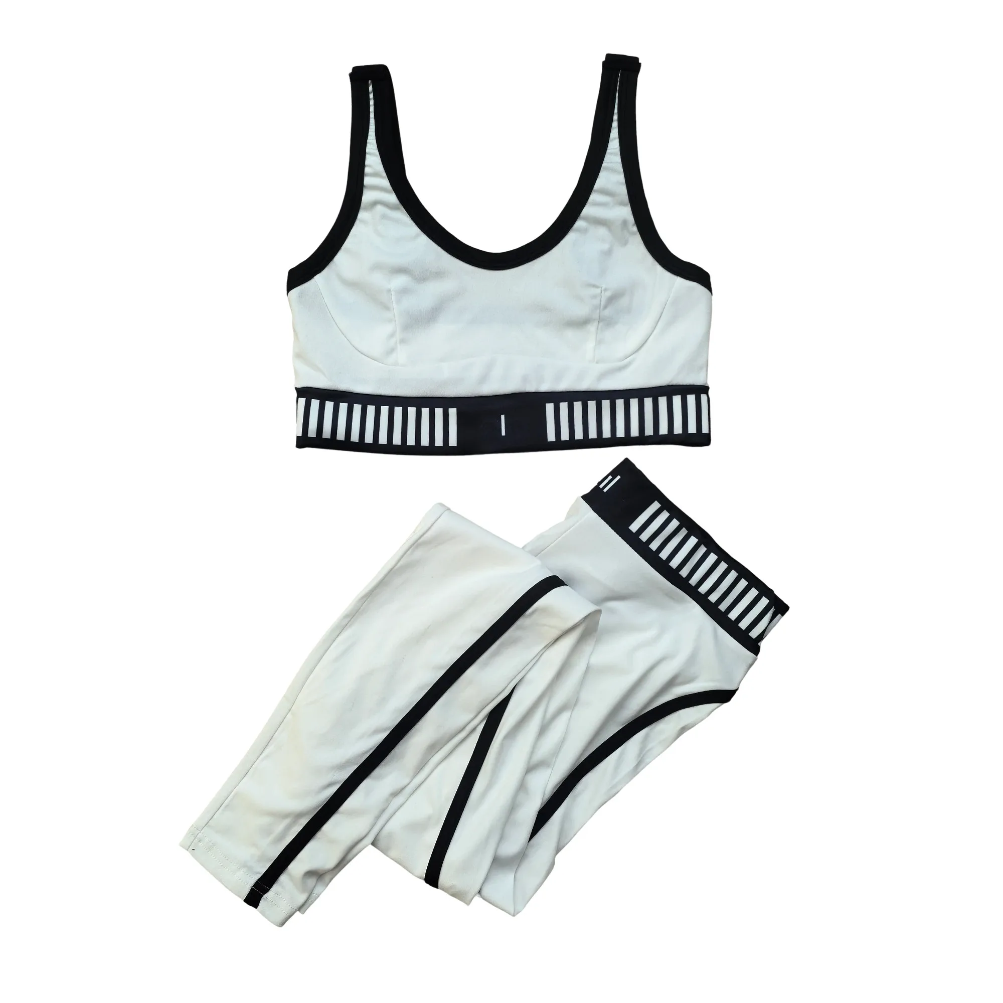 

J5148 Summer new fashion casual adjustable sleeveless vest fitness waist-cinching sport yoga set