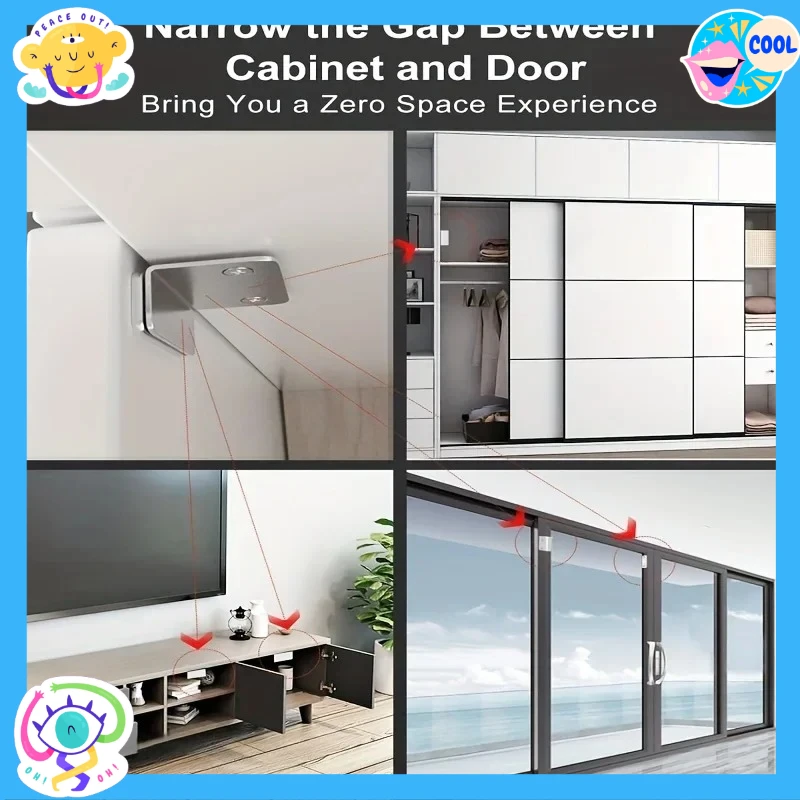 Pestillo magnético para puerta, fuerte adherencia invisible, montaje sin taladro, liberación perfecta, ideal para gabinetes, puertas correderas