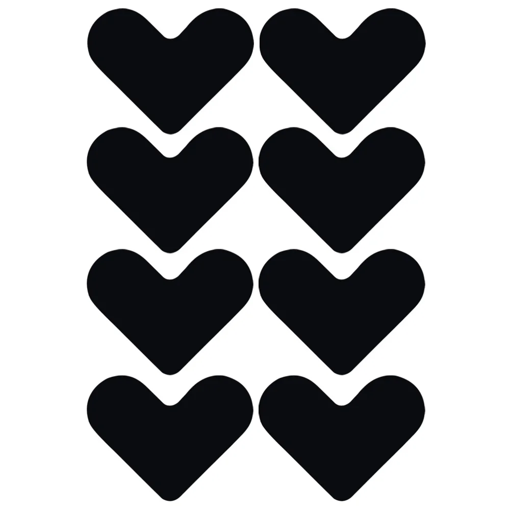 8개 논슬립 러그 패드 하트 모양 카펫 그립퍼 하드우드 타일 라미네이트 바닥에 러그를 고정시켜주는 러그 테이프