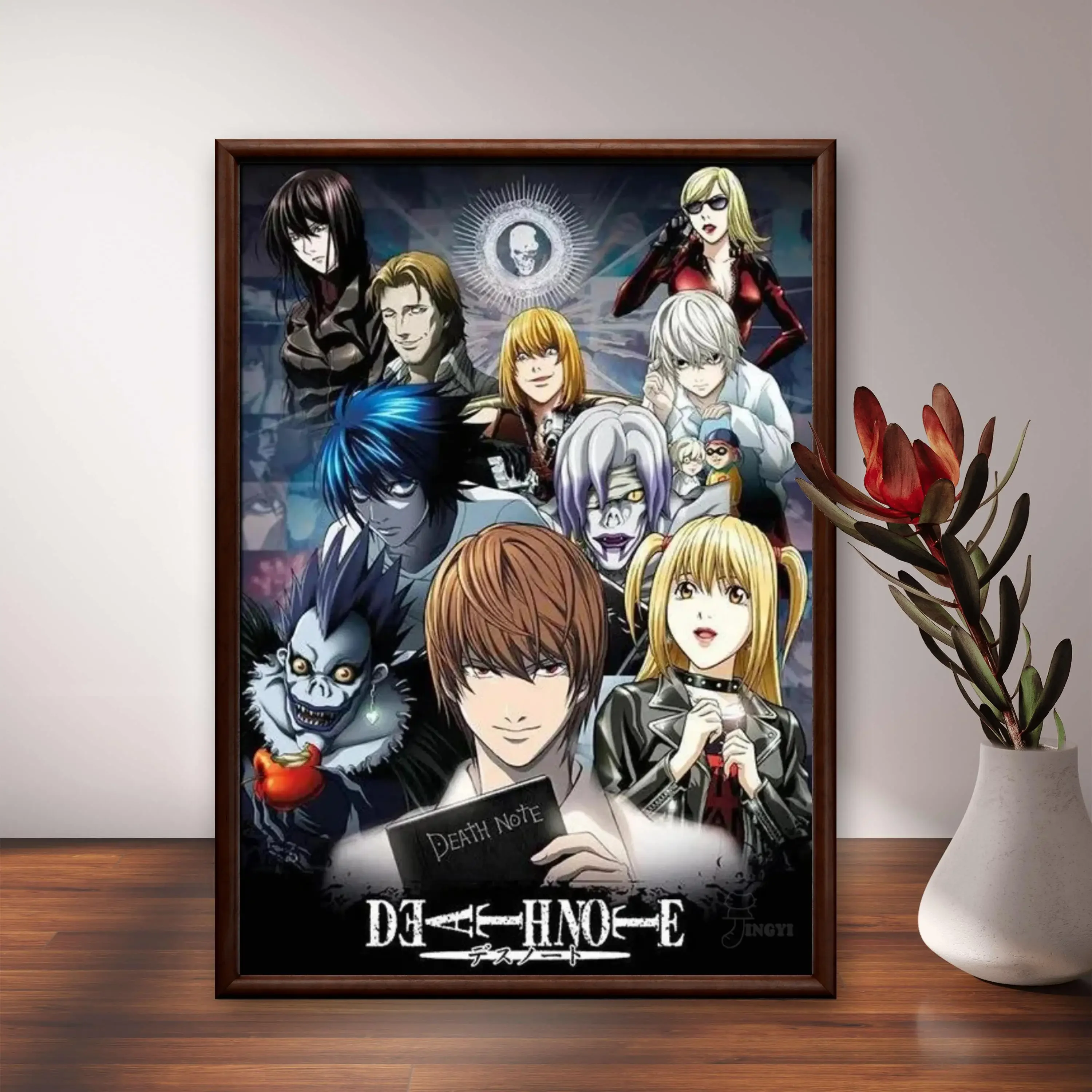 Japanese Anime Death Note Diamond Art Painting Kits DIY Mosaic Embroidery Cross Stitch, Premium Home Decor and Childrens Present
