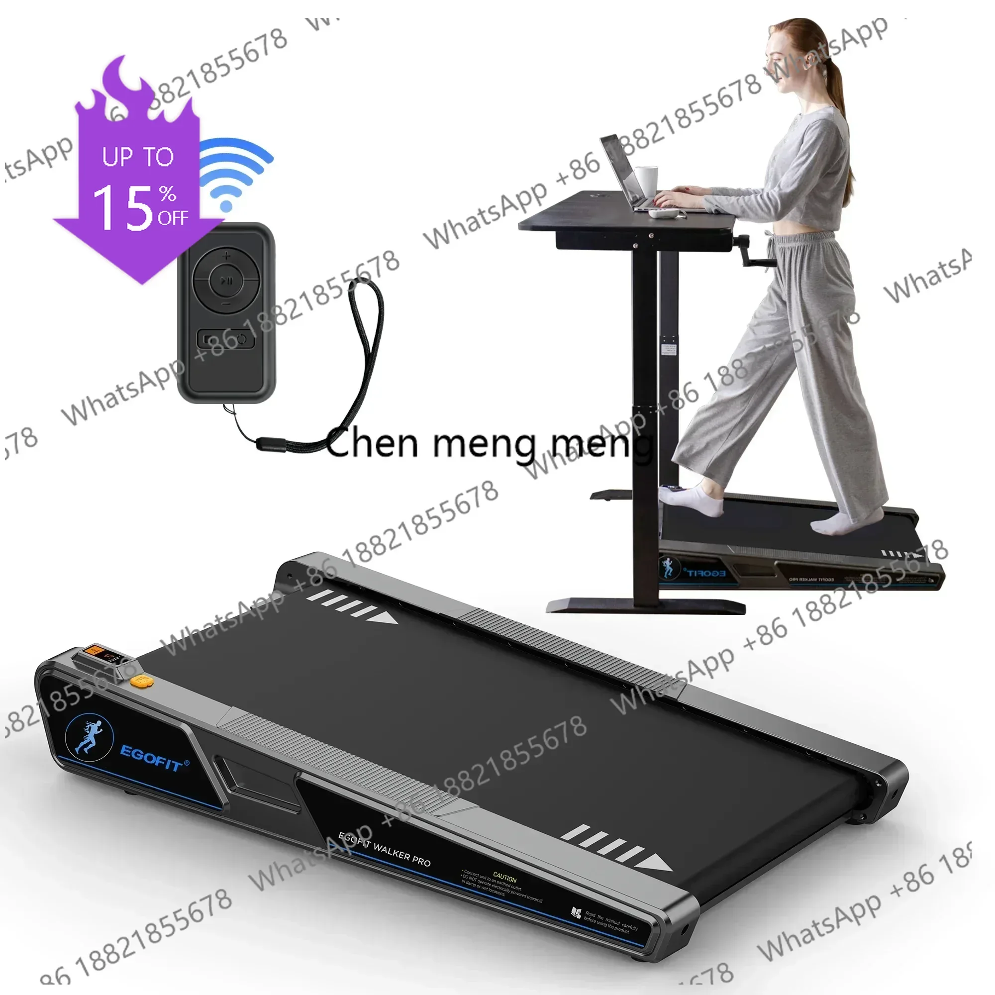 A49 Folding Treadmill Walker Pro SP Motorized Under Desk Running Machine for Home & Office  Exercise Equipment  Cadio Training