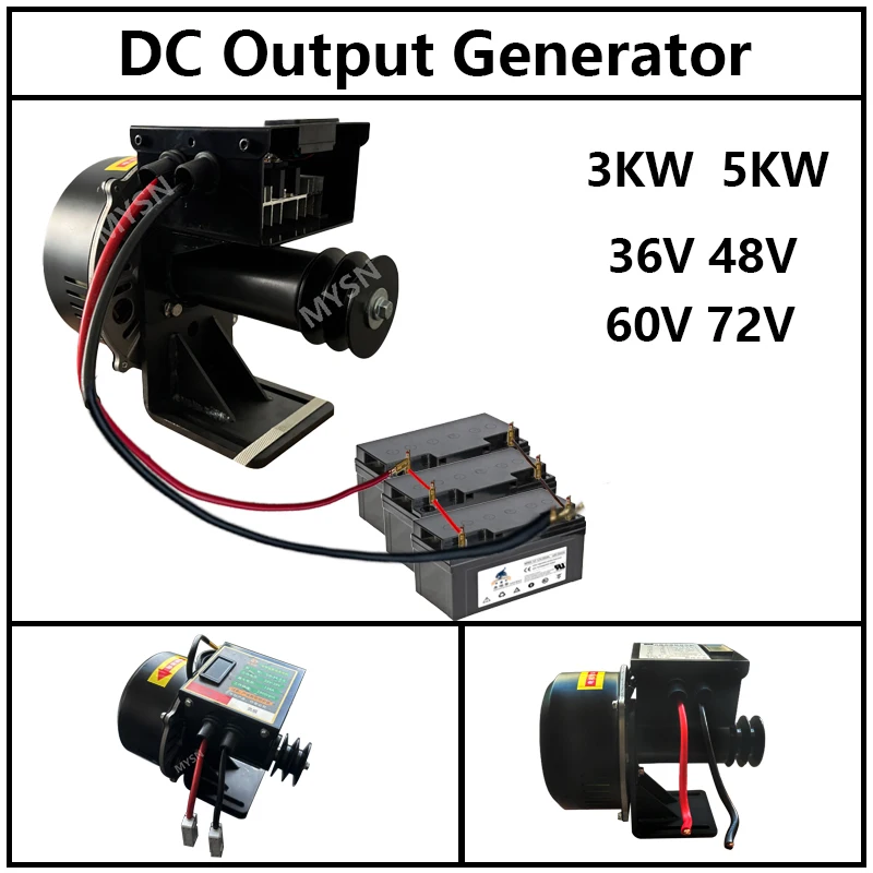 5KW 3KW Permanent Magnet Generator 36V 48V 60V 72V Dynamo 3000W 5000W Alternator Power Electric Generator For Vehicle and Boat