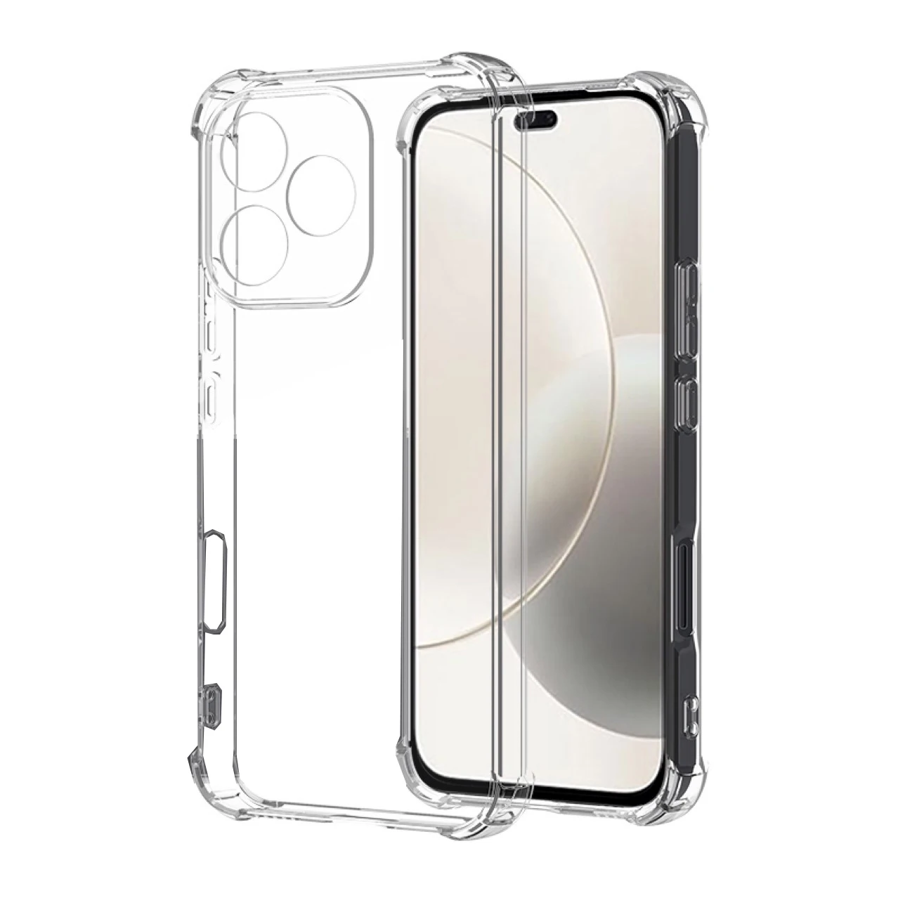 حافظة شفافة سميكة ضد الغبار لهاتف هواوي هونور X70 برو 5G X60 X50 X40 X30 X20 Nova Y90 Y73 Y72S Y61 Y60 غطاء شفاف