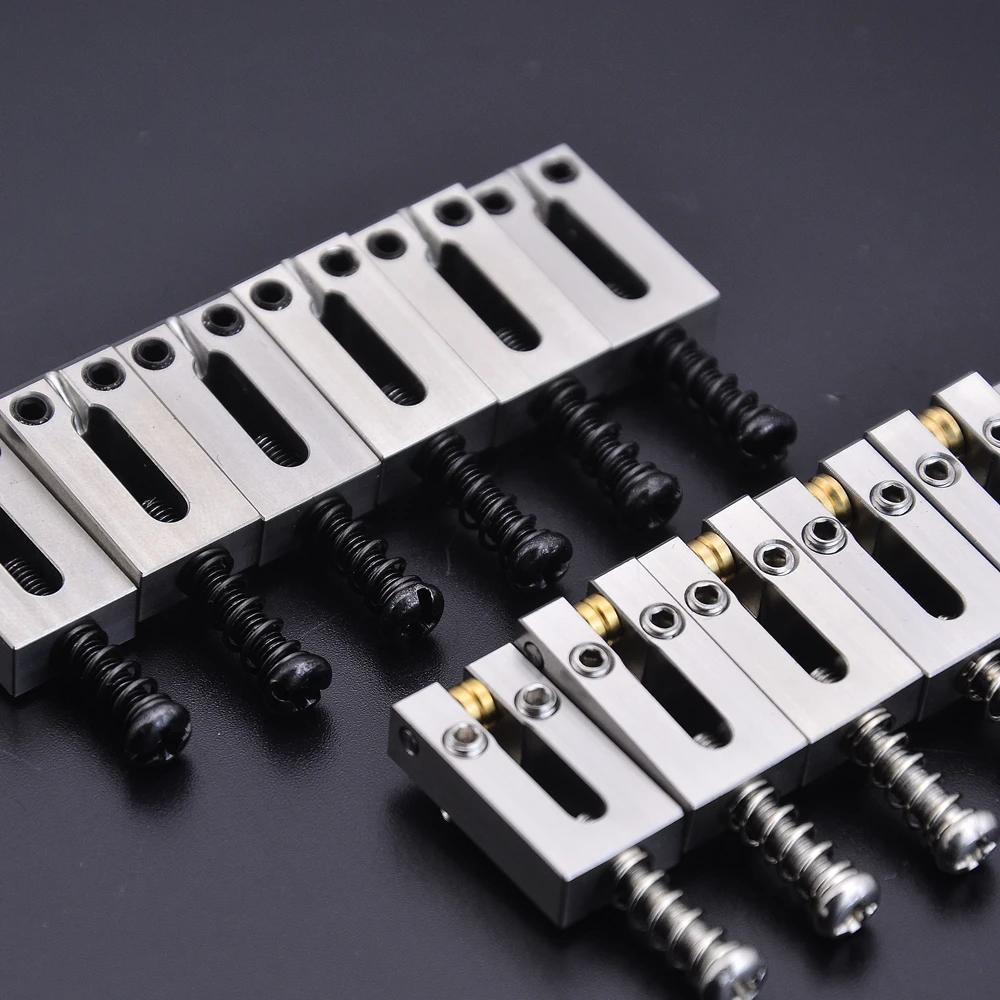 10.5MM/10.8MM Brass Saddle/ Stainless Steel Roller Saddle for Electric Guitar Bridge