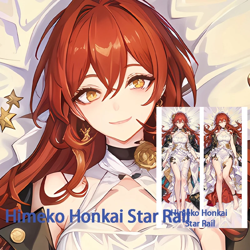 

Dakimakura Anime For Himeko Honkai Star Rail Double sided Anime Equal Body Pillow Cushion Customized Surrounding