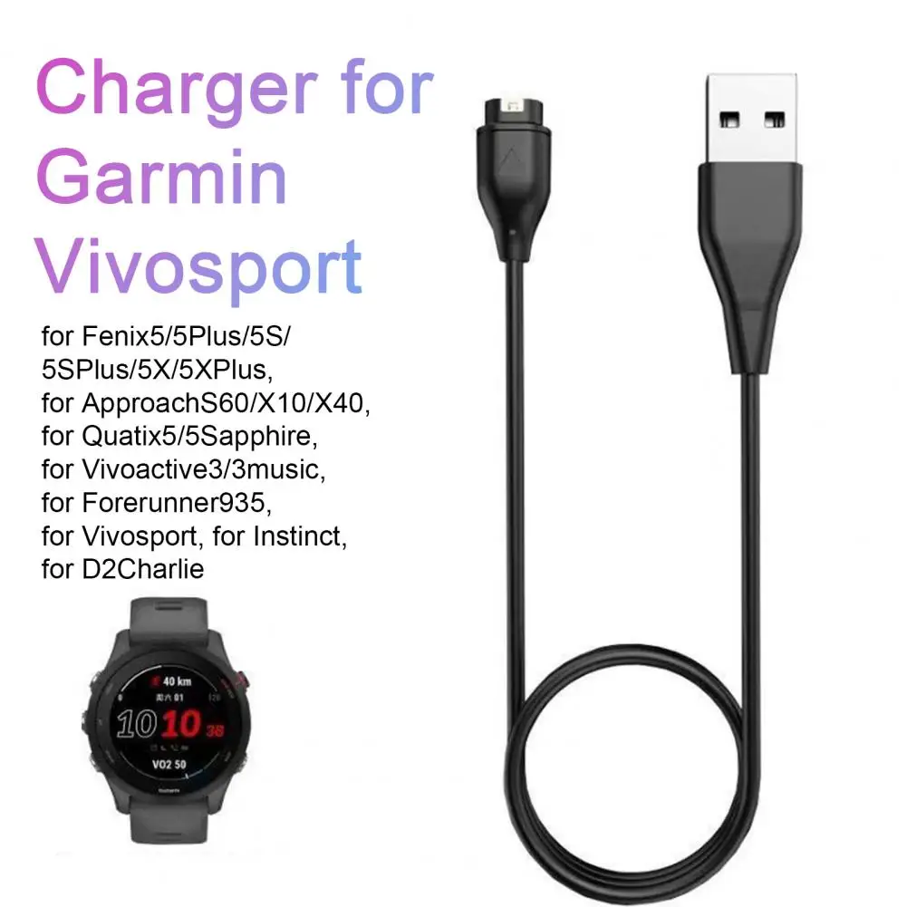 Charger for Fenix5s Universal Metal Probe Charger for 245m/158/255/955fenix7/6/5 Watch Charging Cable Adapter with for Fenix5