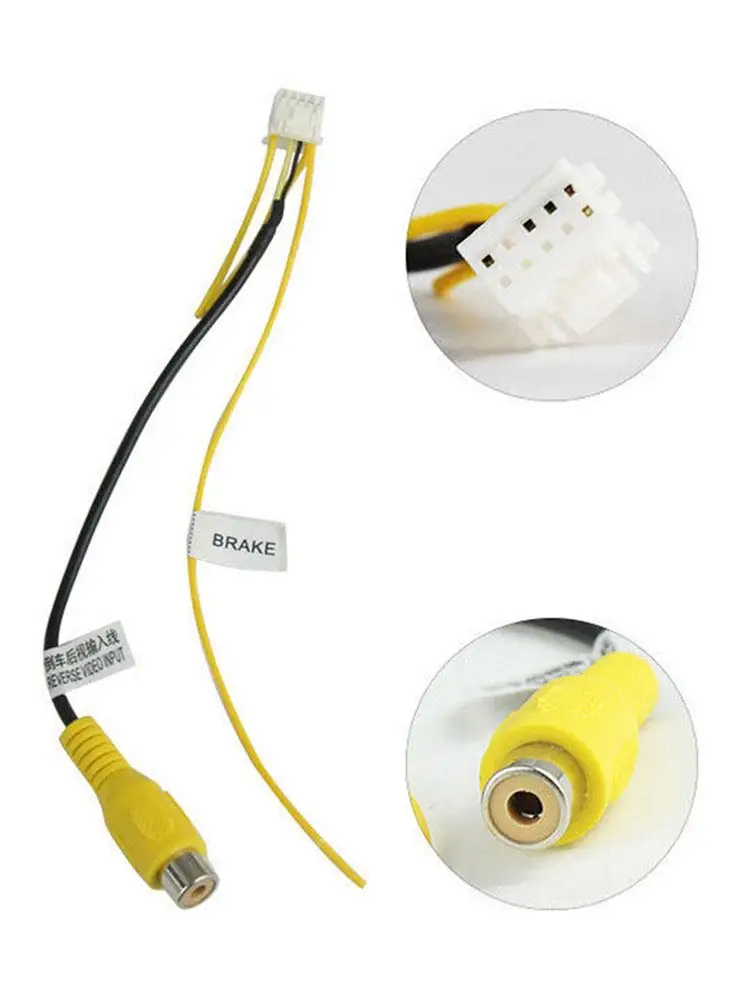 Adaptateur de câble de caméra de recul RCA pour voiture, radio stéréo Android, câble de connexion de caméra de recul, pièces de voiture, 10 broches