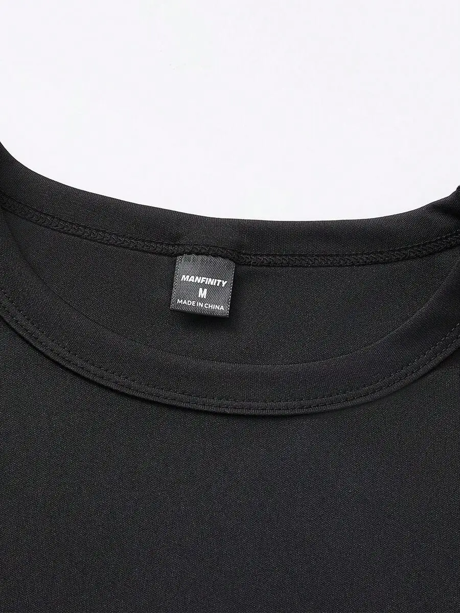 

Mens Casual Solid Color T-Shirt Summer Short Sleeve