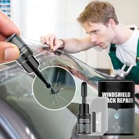 Car Windshield Crack Repair Fluid 20ml Window Repair Kit Liquid Glass for Car Cracked Glass Repairing Automotive Windshield