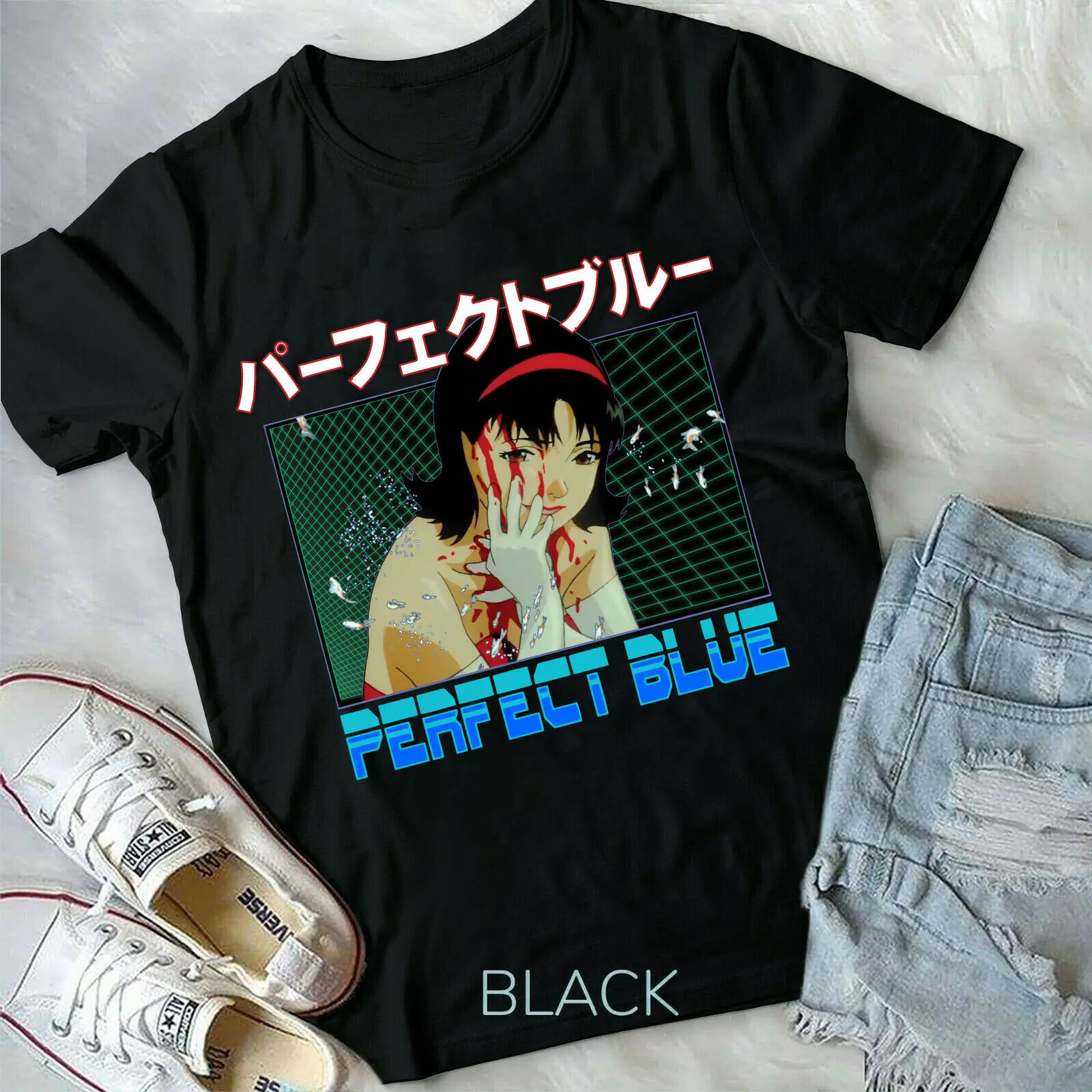 Perfect Blue Mima Kirigoe, Anime,Manga,Japanese,Mima Kirigoe,Goth,unisex shirt