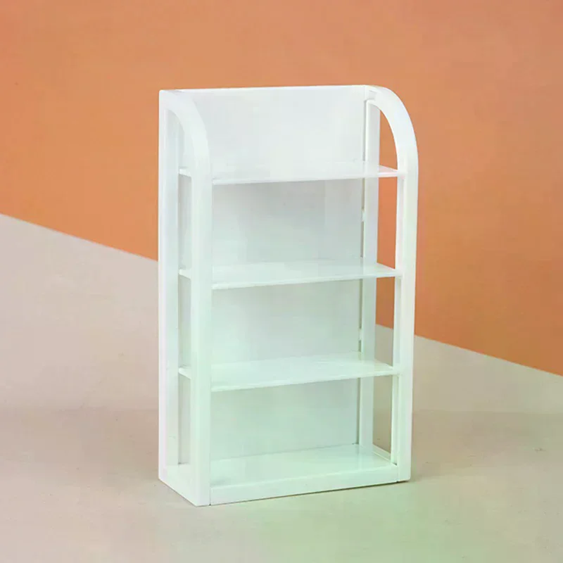 1:12 Casa delle bambole in miniatura Scaffale da supermercato Espositore Scaffale di stoccaggio Decorazione scena Accessori per casa delle bambole giocattolo