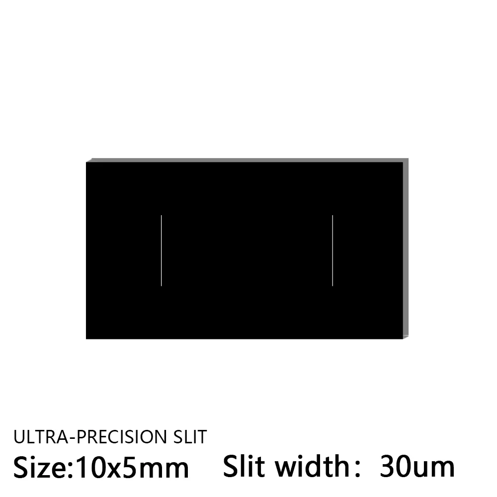 

Diffraction grating single slit grate slit width 30um glass Optical slit Micron level Spectrometer slit Optical research