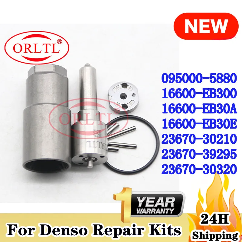 Common Rail Injector Repair Kits For DENSO 095000-5880 16600-EB300 16600-EB30A 16600-EB30E 23670-30210 23670-39295 23670-30320