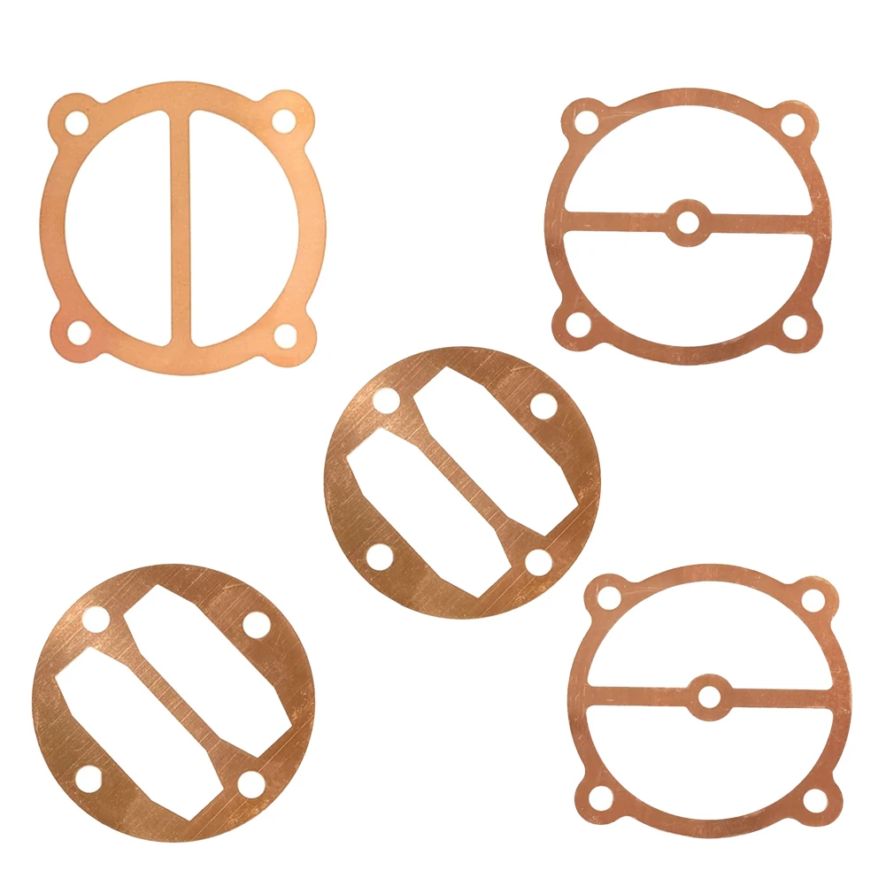

Valve Plate Gaskets Washers, Copper Material, Excellent Replacement for Air Compressor Check Cylinder Head Gasket, Copper Pad