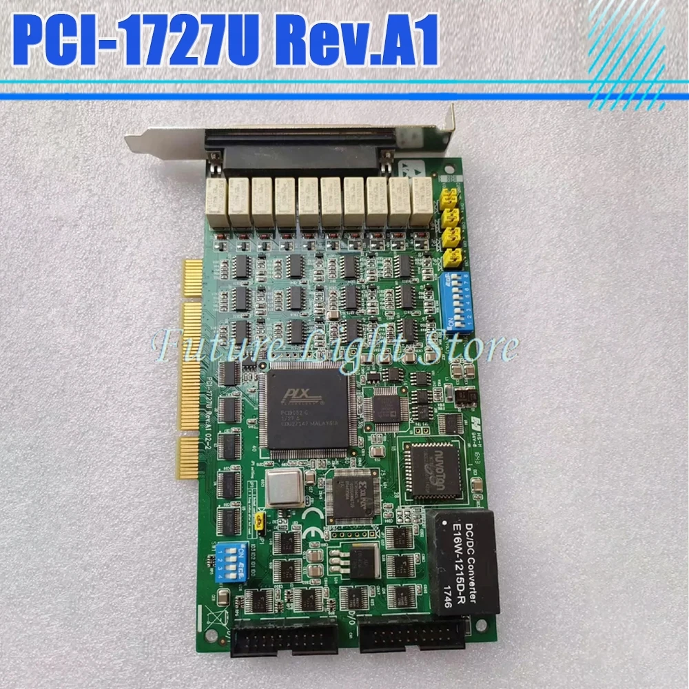 

Плата приобретения данных PCI-1727U Rev.A1, 14-битный последовательный порт, 12 аналоговых выходов с цифровой платой ввода/вывода
