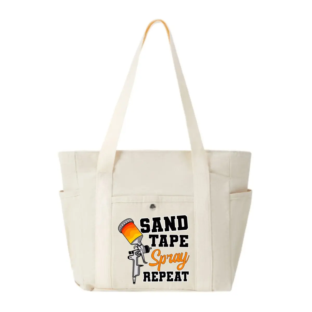 

P-Push It забавный персонаж художественный постер новая большая вместительная сумка с несколькими карманами женские холщовые сумки-тоут