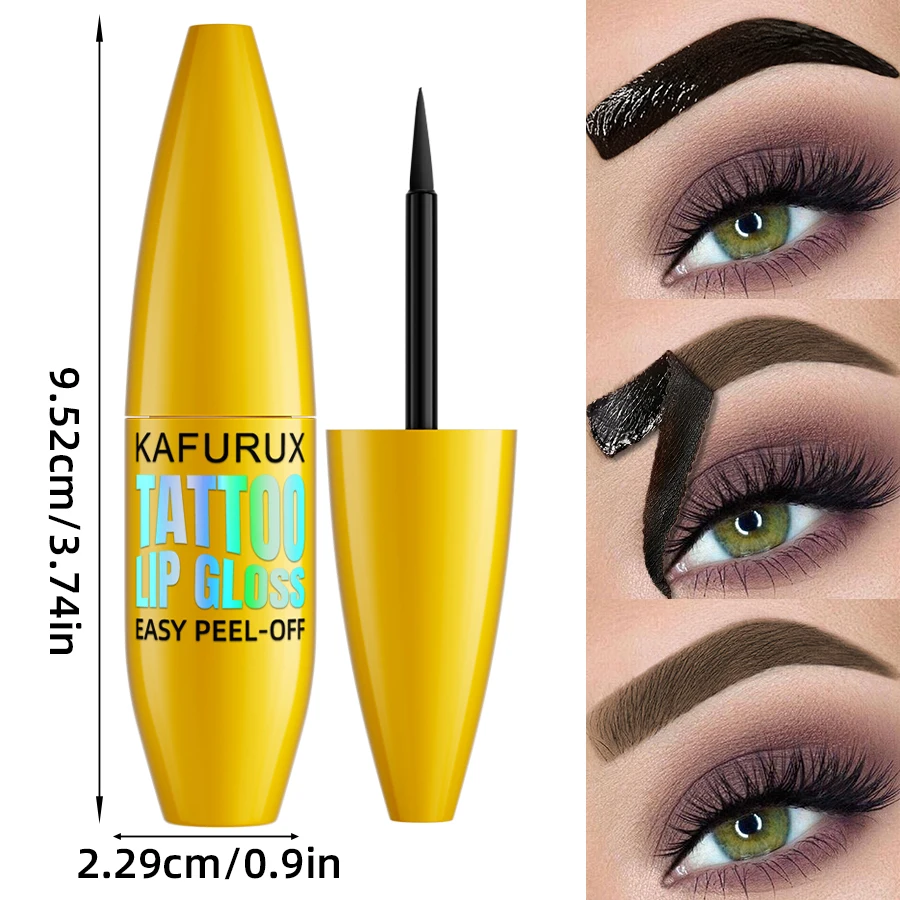 5 kleuren Semi-permanente Peel Off Wenkbrauwverf Crème Waterproof Brow Zwart Transpiratie Gel Natuurlijke Langdurige Oogmake-up Girfts