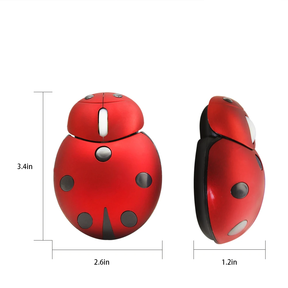 Mouse per auto da cena Wireless 2.4G leggero portatile Mini Mause effetto luce fredda regalo per l'uso in ufficio del ragazzo o gioco divertente