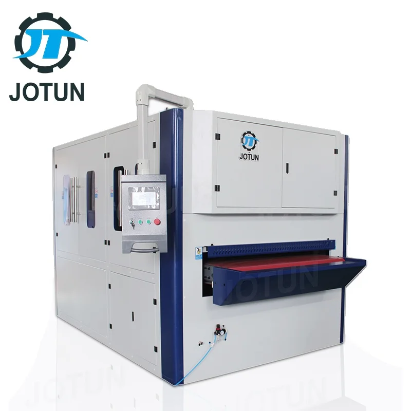 Aluminium Alloy Metal Stainless Sheet Wide Belt Sanding Polishing Deburring Machine