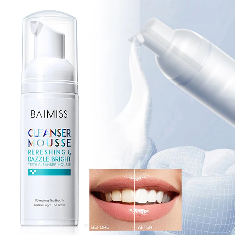 2025 New Tooth-Cleaning Press Type Mousse,Foam Toothpaste,Fresh Shining,Stain-Removing,Fresh-Breathing,Oral Hygiene Health Care