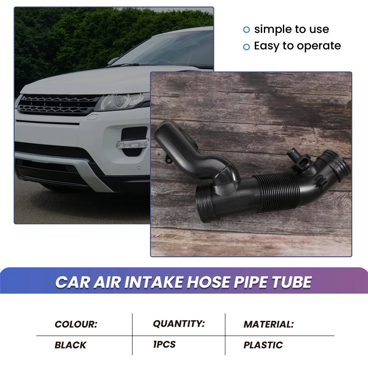 Car Universal Air Intake Hose Pipe Tube 1J0129684AM 1J0 129684AM 1J0 129684 AM