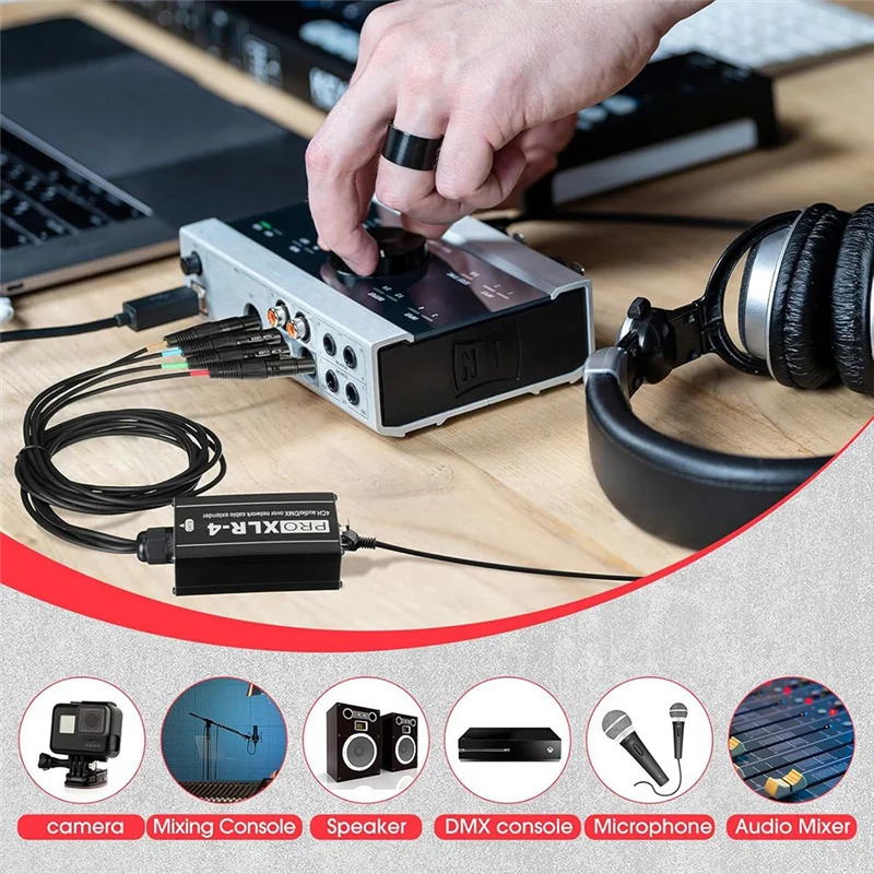 

Y17A RJ45 на 4-канальный XLR аудио 3-контактный разветвитель DMX для змеиного кабеля, сетевой удлинитель для сценической или студийной записи