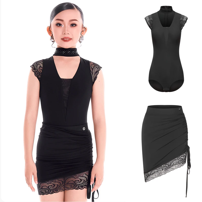 

Fashion Girls Chacha Latin Dance Costume Kids Rumba Samba Latin Dance Suit Children Ballroom Dance Training Clothes SL15727