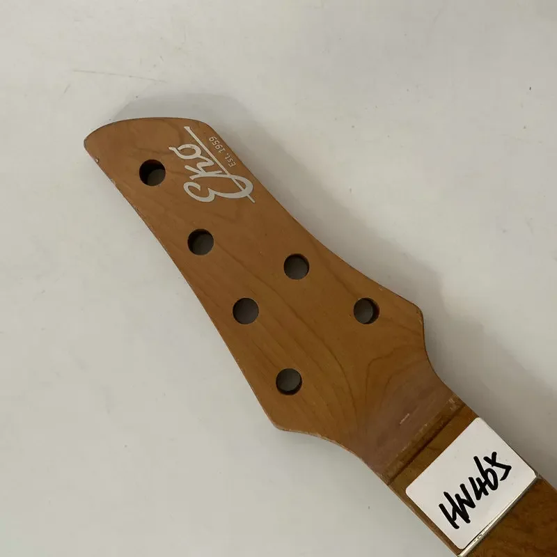 HN465 Roasted Maple ST Guitar Neck Unfinished for Replace 24 Frets Genuine and Original EKO Vintages Model for DIY Authorised