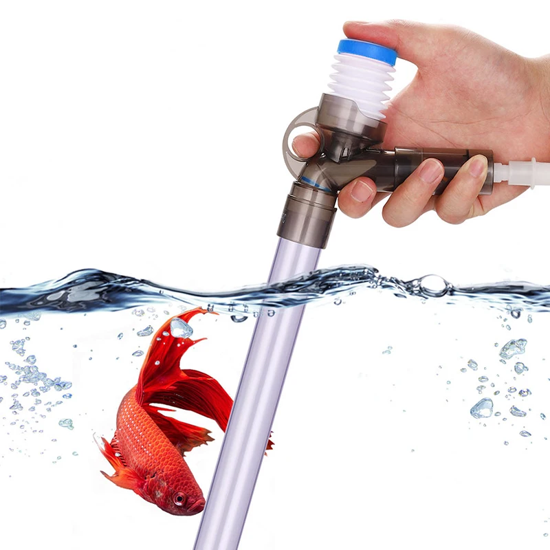 2022 New Aquarium Semi-automatic Water Change Cleaning Tools Gravel Cleaner Siphon for Fish Tank Water Filter