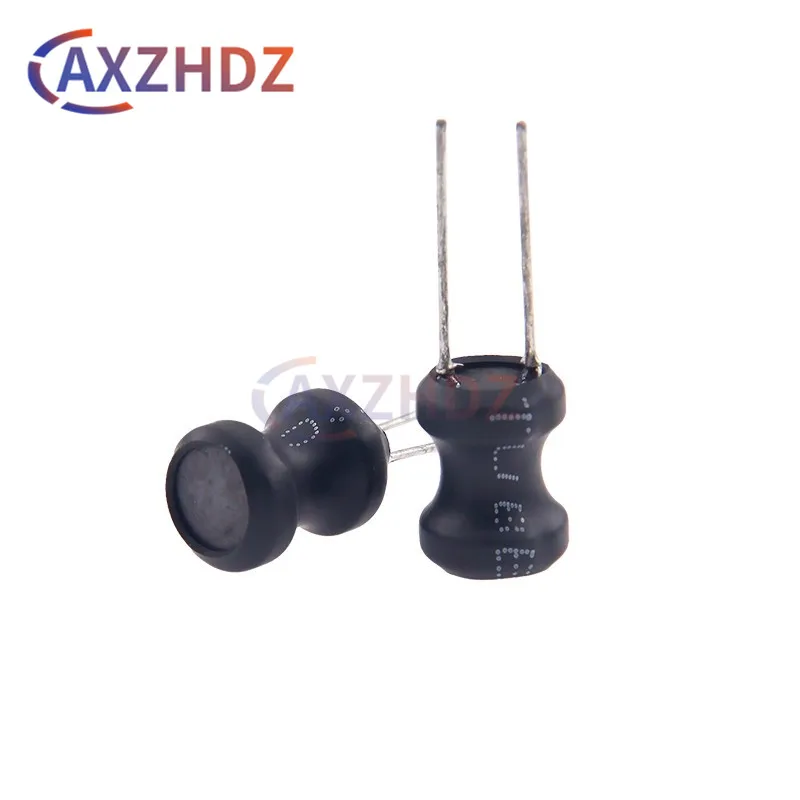 10PCS 0608 0810 0912 I-shape Power Inductor Inductance Copper Coil 6*8mm 8*10mm 9*12mm 47/68/100/220/330/470UH 1/2.2/3.3/4.7MH