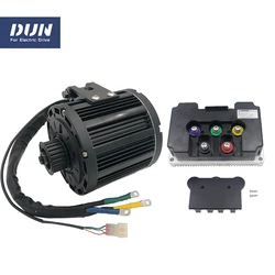 QS138 70H 3KW V1 Mid Drive Motor Kits 100KPH 3KW Peak 9KW PMSM with Fardriver Sine Wave ND72680 V2 Controller