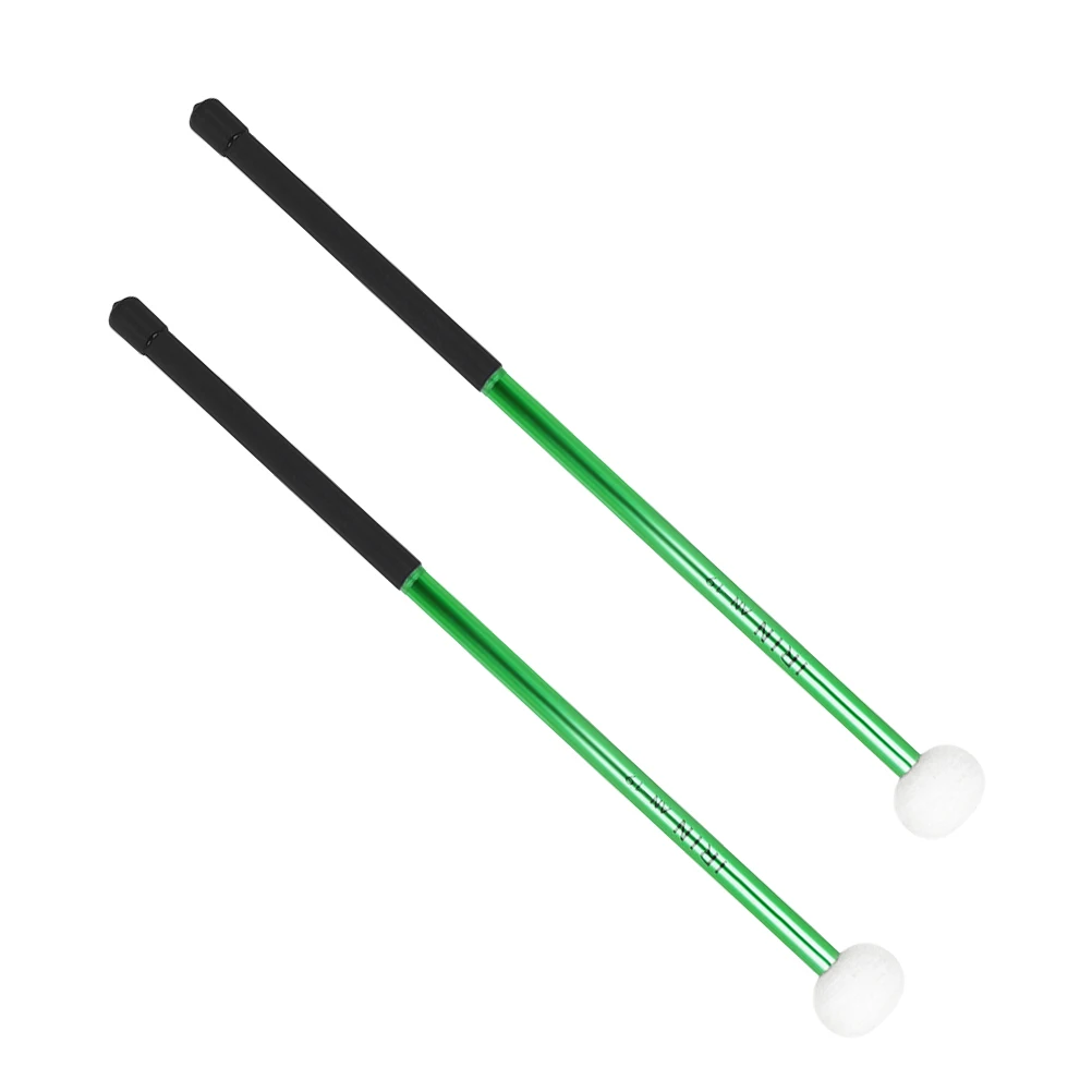

Aluminum Alloy Drumsticks Bass Mallets Felt Replacement Percussion Instrument Accessory Part