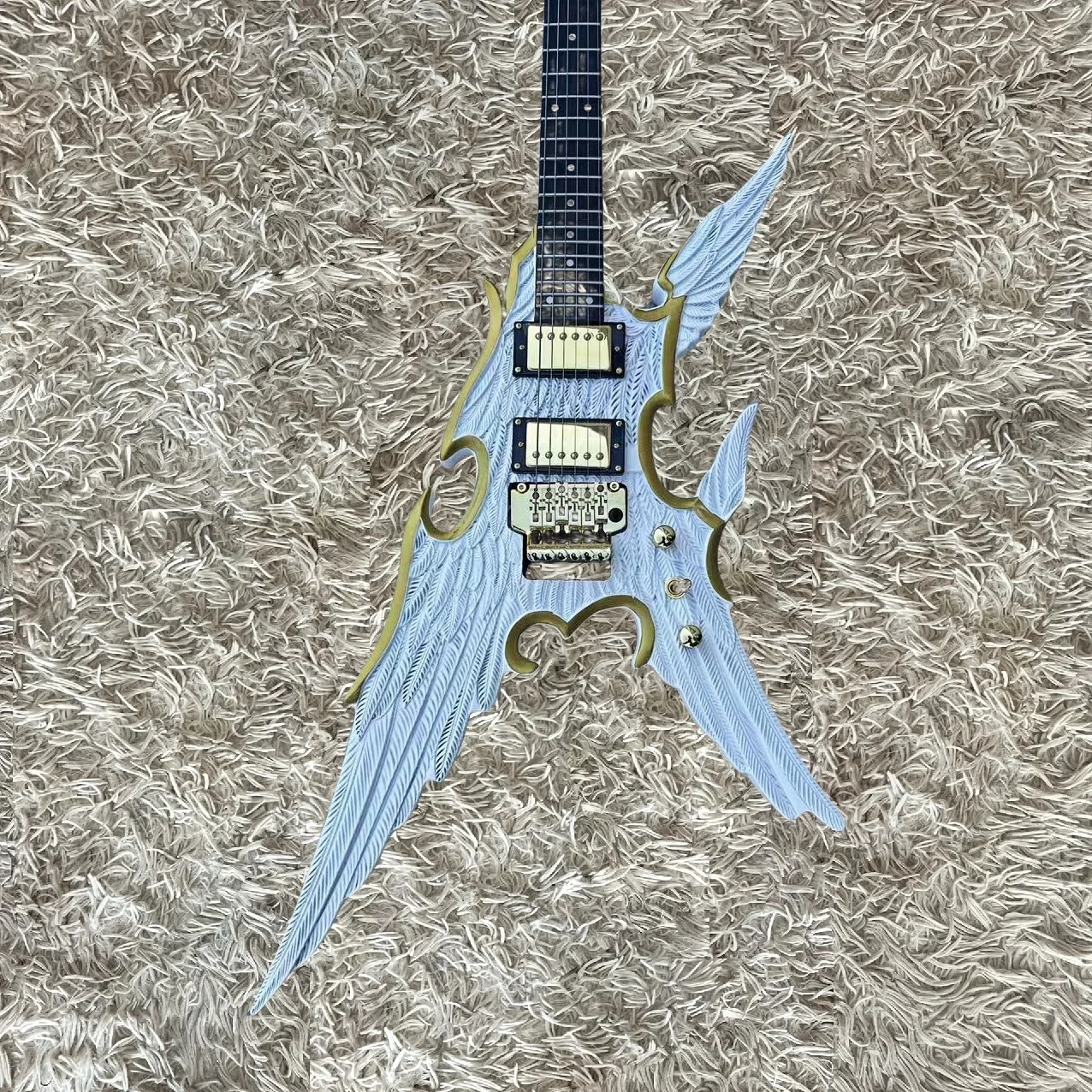 Hot sell good quality Custom Angel split-body electric guitar