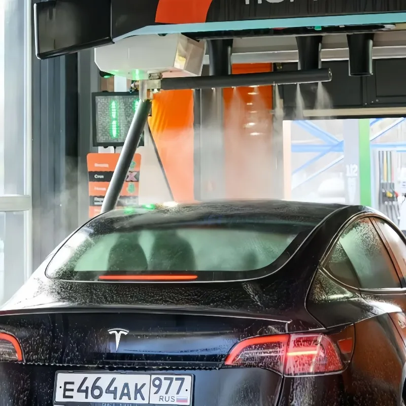 Unattended Touchless Automatic Car Wash Machine High Cost-Effective Durable Structure 24Hour Profit Making Custom