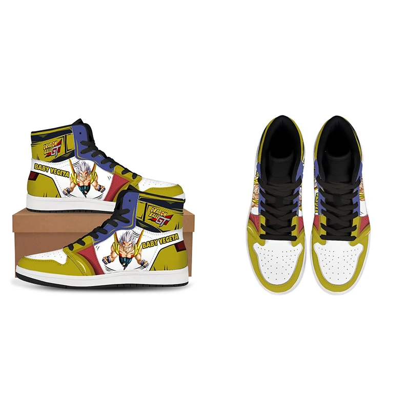 

Dragon Ball Anime High Top Shoes Leisure Male Female Basketball Shoes Sneakers Vegeta Couple Shoes Customizable Festival Gift