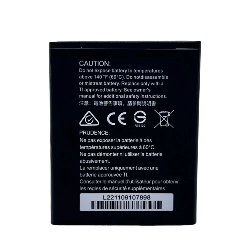 new Battery for Texas Instruments SELECT TI-Nspire CX,  TI Nspire CX CAS Graphing, TI-84 Plus CE ,3.7L1200SPB/A