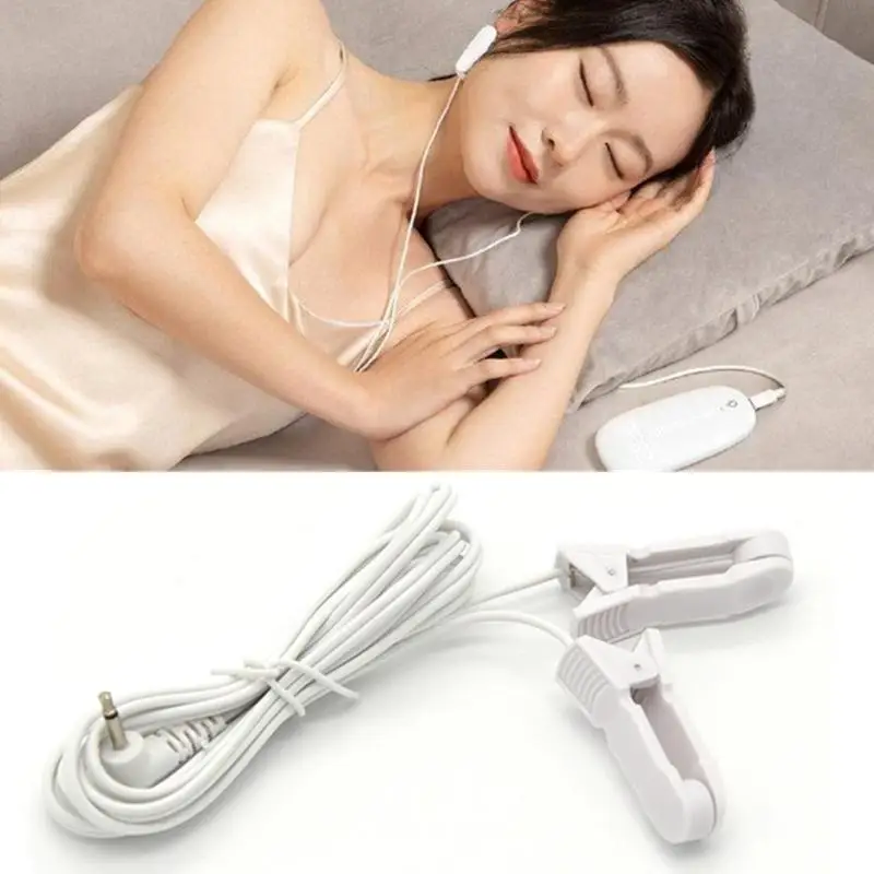2.0/3.5mm Ear Clips Connection Cables Conductive Standard Pin Muscle Stimulator Digital Therapy Tens Unit Tool Machine