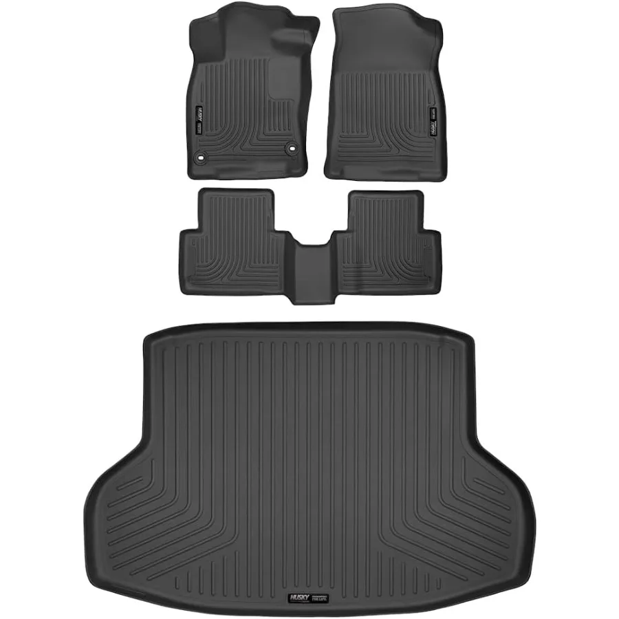 

Напольные вкладыши Weatherbeater для Honda Civic Sedan 20162020 гг. и передние и вкладыши Honda Insight 20192022 годов с подкладкой в багажник