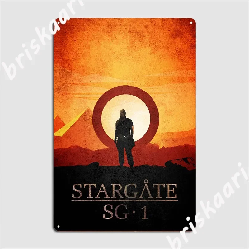 Stargate Sg1 Metal Sign Customize Club Bar Mural Painting Club Tin Sign Poster