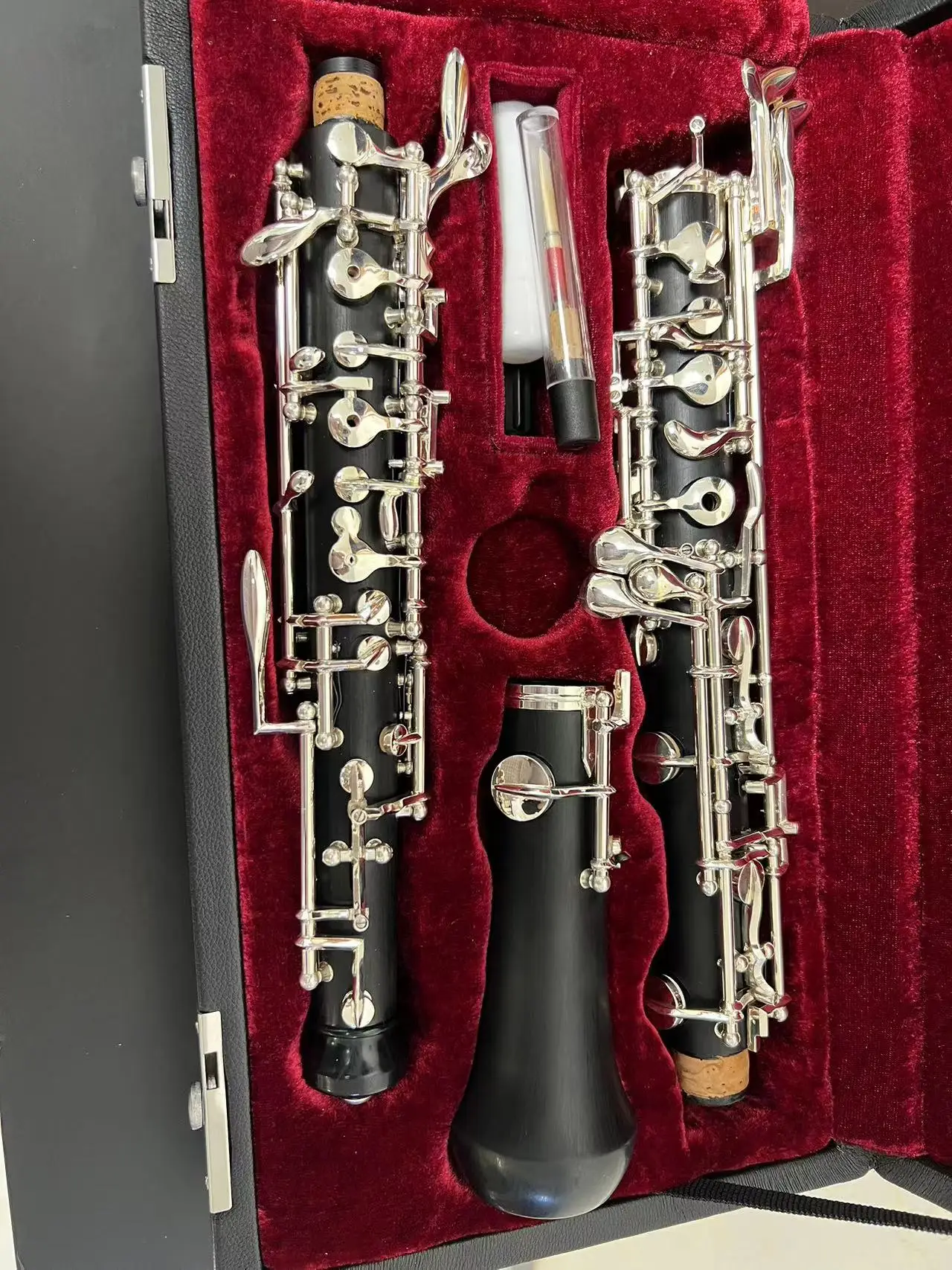 Oboe C Key Semiautomatic Oboe with E Key Composite wood C Key Oboe Silver Plated  Semi-Automatic Oboe Concertos