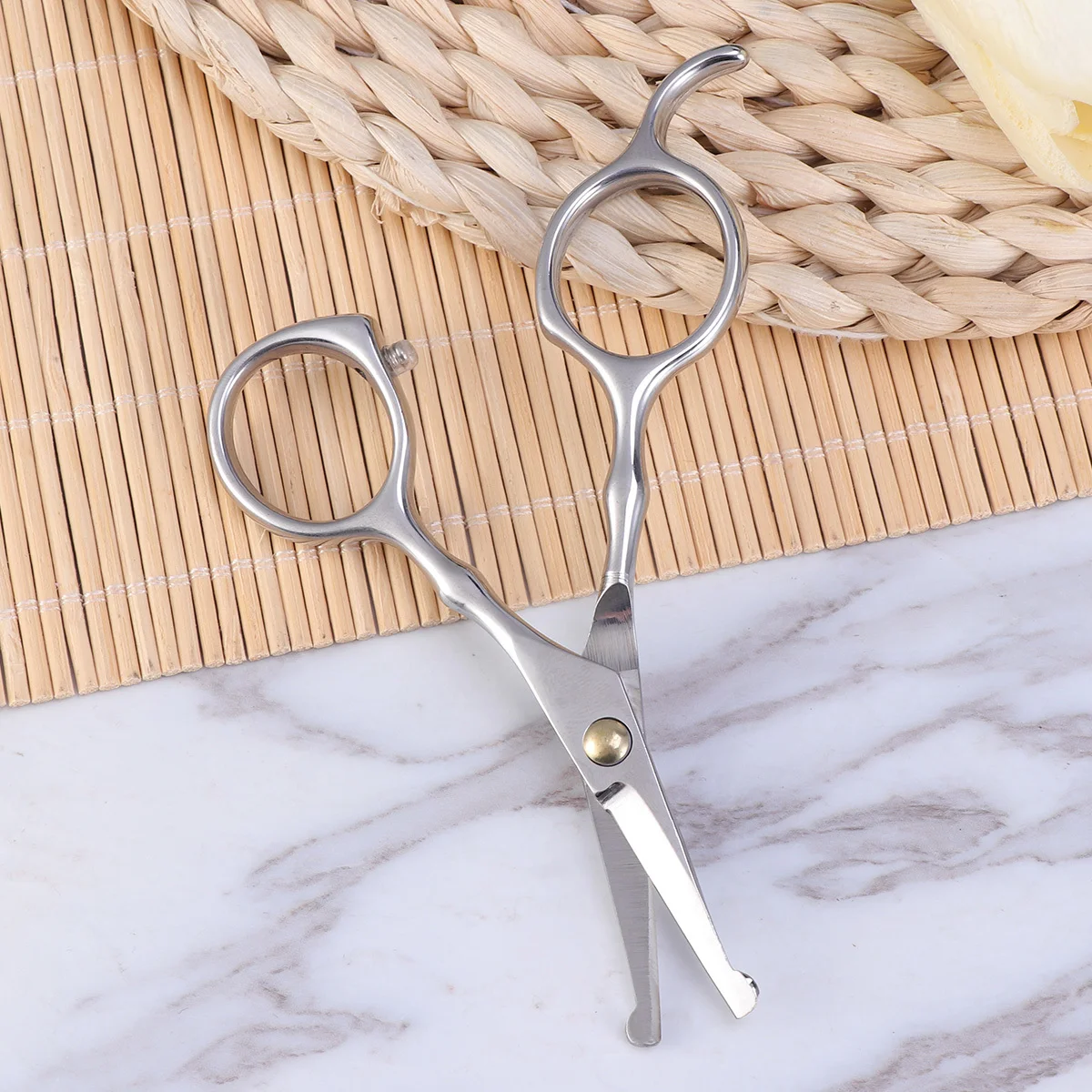 

Silver Premium Pet Dog Grooming Scissors Heavy Duty Stainless Steel Precise Thinning Cutting Dog Hairdressing Tools