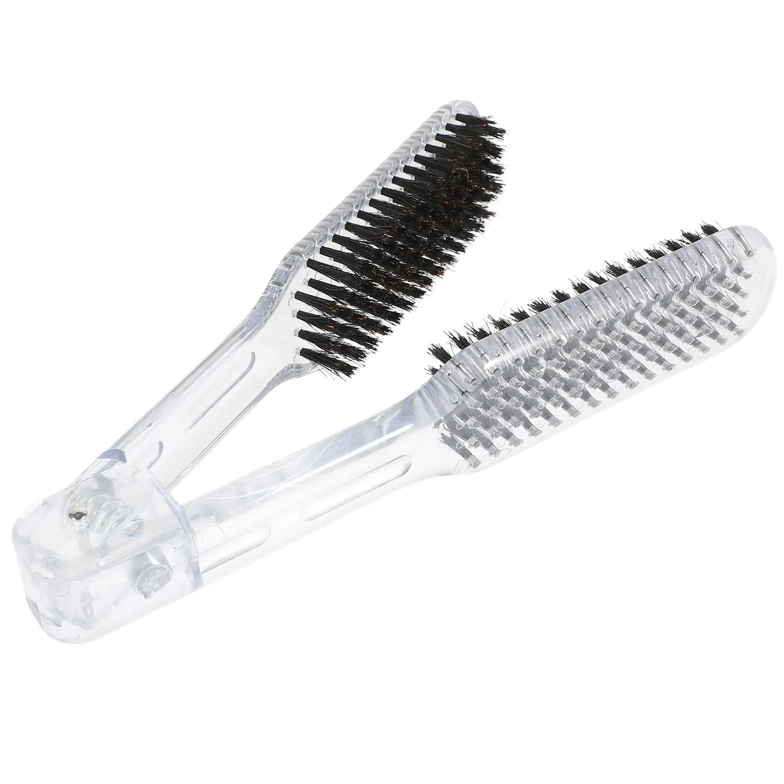 Lightweight Compact Hair Straightening Comb V Shape Sturdy Comfortable Grip for Salon Home Use Straightener Brush for All Hair