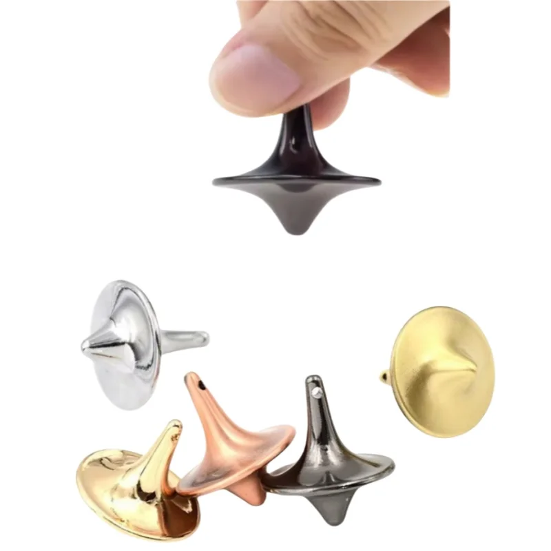 

Novelty Fingertip Decompression Toys Mini Metal Spinning Top Kid Adult Party Games Hot Movie Totem Movie Totem Collect Gift