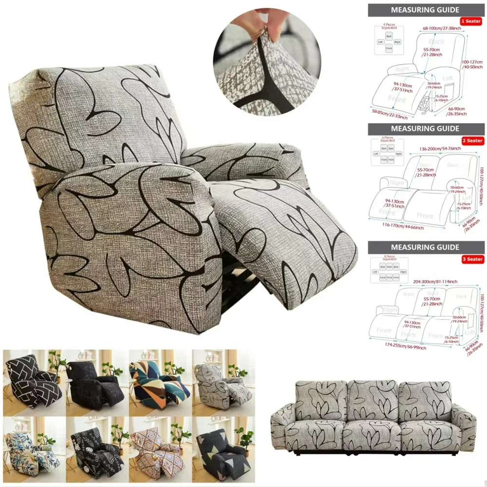 Recliner Slipcovers Lazyboy Covers Couch Covers Recliner Chair Cover Non Slip Slipcovers Furniture Protector for Living Room