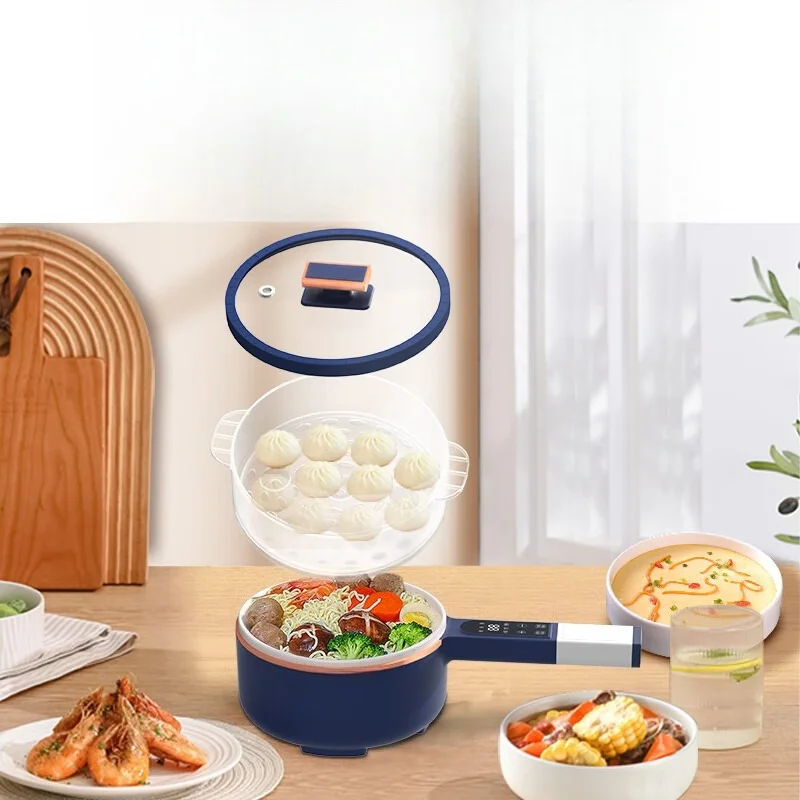 

Electric cooking pot, multi-functional integrated steamer