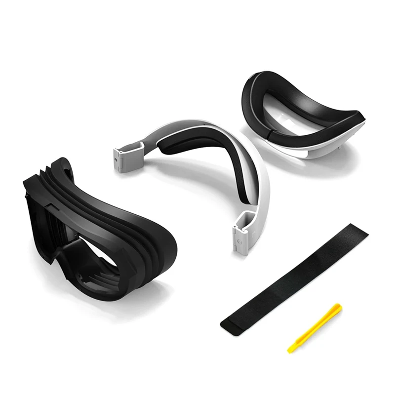 

3 Pieces Set Of Retractable Visor Comfortable As Shown For Pico4 Headset Without Face Compression Pro Headset