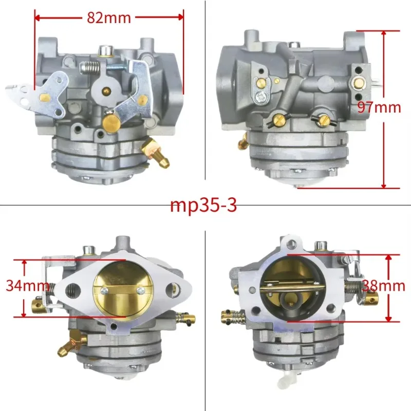 HR‑194A HR‑195A Rocker Arm Bolt Connector MP35‑3 Replacement Accessory for  HR Series Kart Engine Carburetor Spare Part