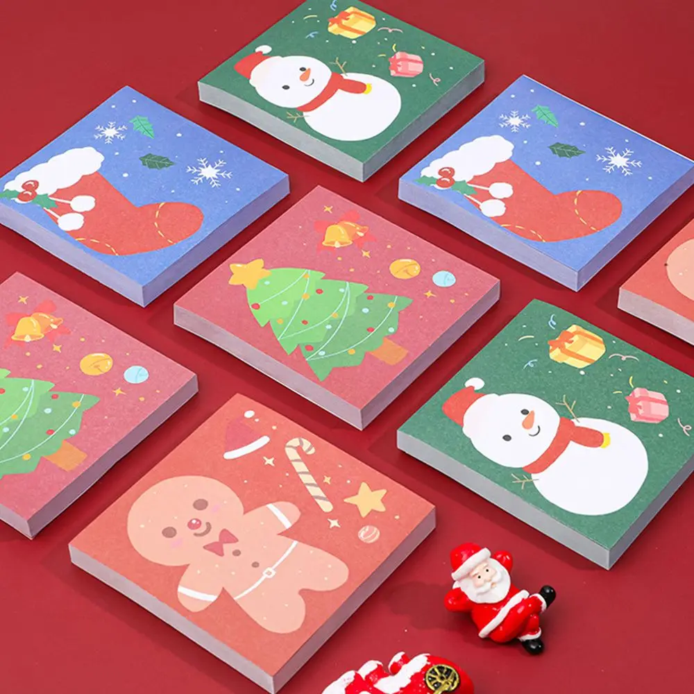 Christmas Adhesive Cartoon Notepad Memo Pad Paper Sticker Planner Stickers Sticky Notes